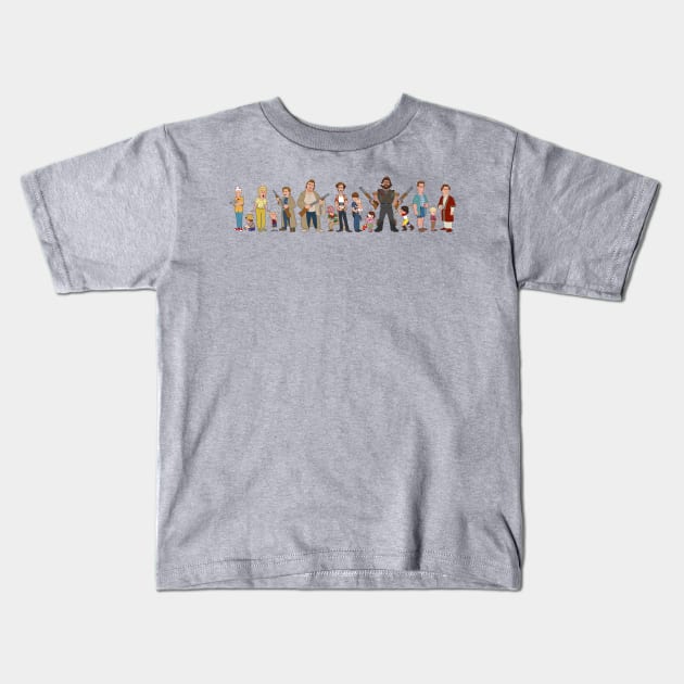 Raising Arizona: The Animated Series Kids T-Shirt by TomMcWeeney